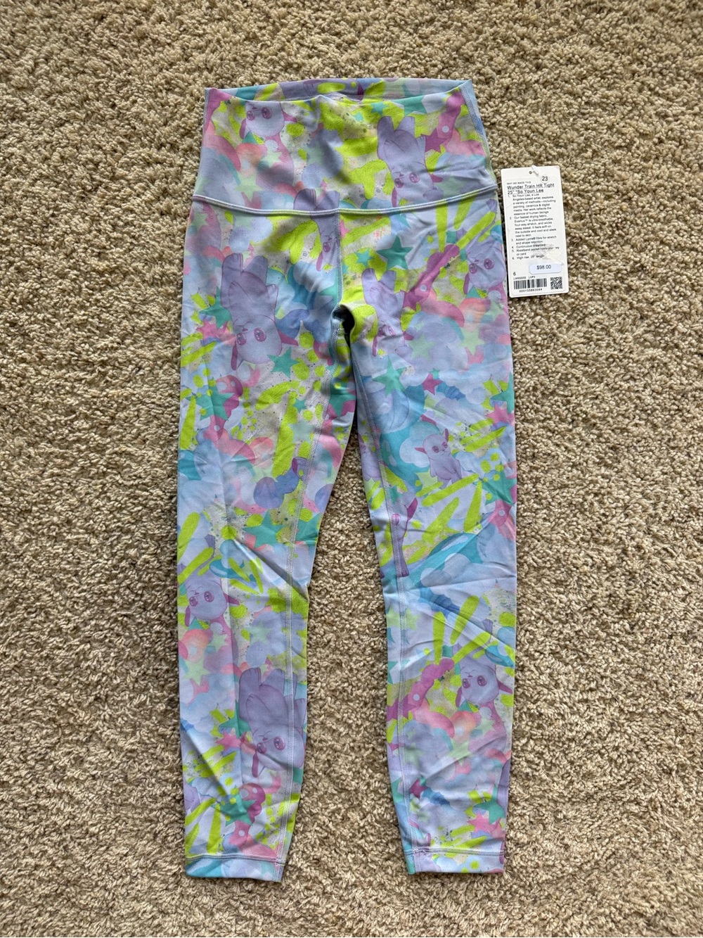 NWT Lululemon So Youn Lee Rare Wunder Train High-Rise Tight 25" size 6